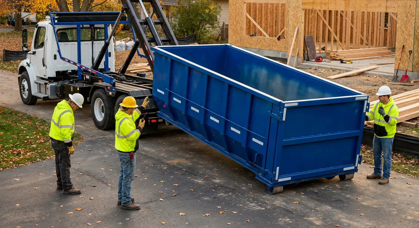 Construction dumpster delivery and waste management in Kittanning, PA