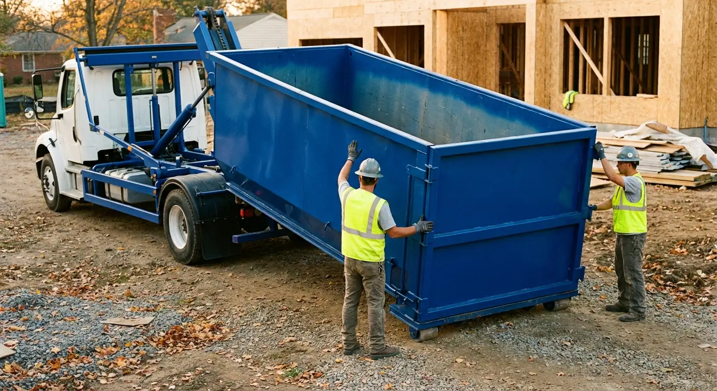 Construction dumpster delivery and waste management in Kittanning, PA